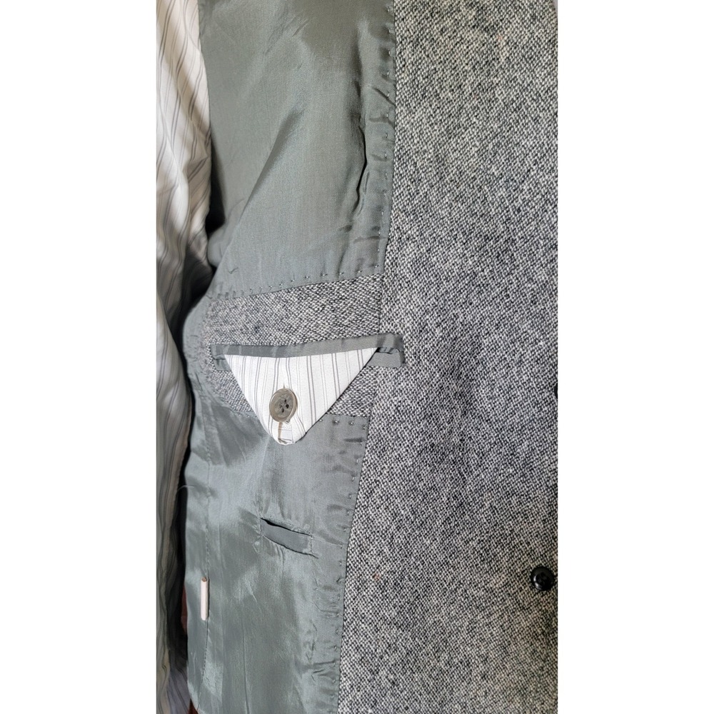 J.Crew Schoolboy Tweed Blazer Women's 14 Gray Wool Blend Textured Career Jacket - Picture 10 of 16